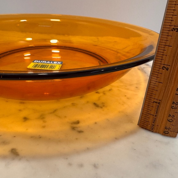 Duralex Vermeil Amber Glass 10" Pie Plate - Picture 2 of 4